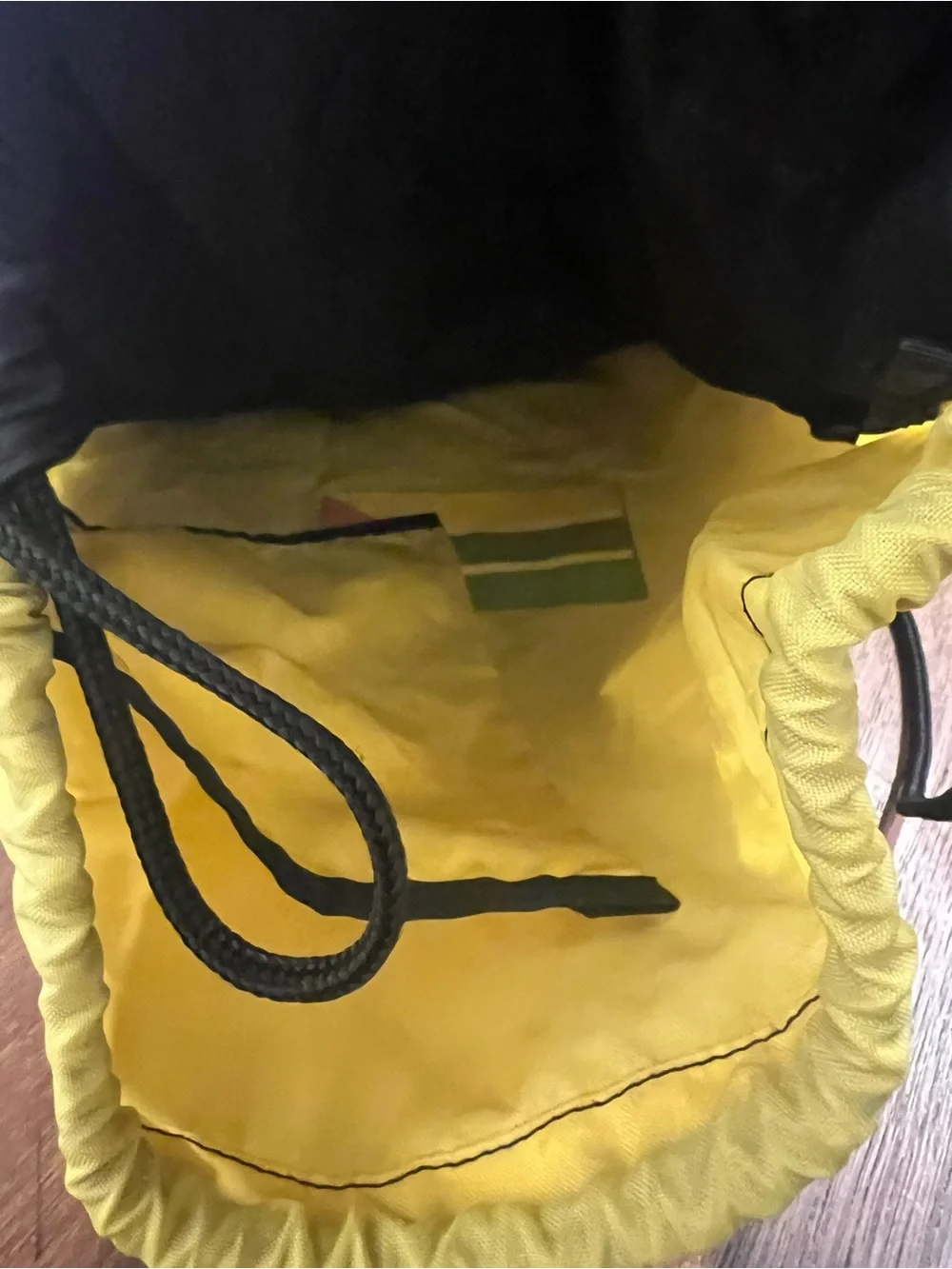 Nike Vintage Team Issue Drawstring Backpack with Red Mozambique